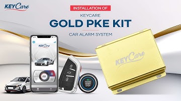 KeyCare Gold PKE Smart Car Key Alarm System - Installation Video