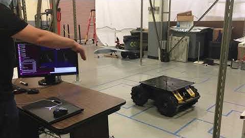 UGV (Husky) Controlled by  Leap Motion