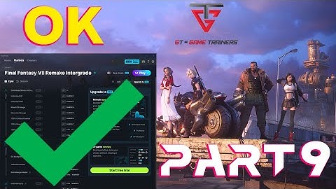 Final Fantasy VII Remake Intergrade gameplay part 9 - WeMod Trainer