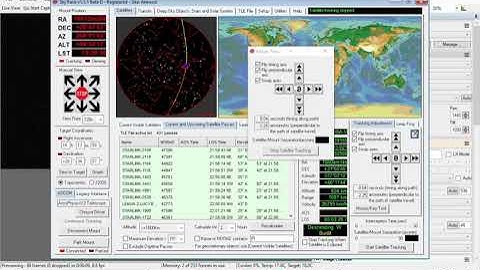 Tracking Adjustments - Astro-Physics Mach 2 Tracking Satellites