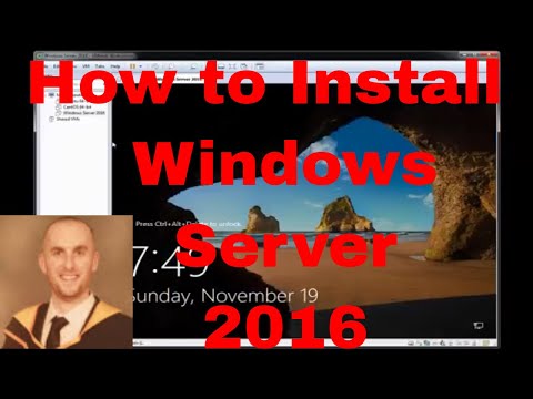 How to Install Microsoft Windows Server 2016 on VMware workstation