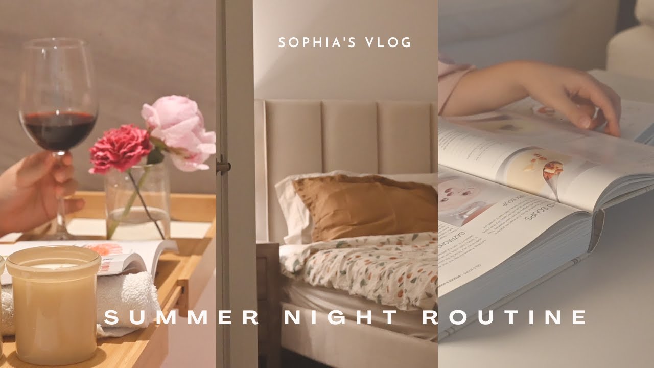 June Night Routine 🌙 | Dinner | Self-Care | Chill and Peaceful - YouTube