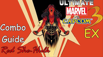 [Ultimate Marvel vs Capcom 3: EX] pecks Combo Guide of Red She-Hulk [PC]