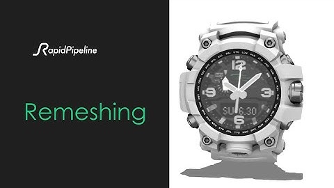 Optimize Complex 3D Assets with Remeshing in RapidPipeline