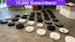 Robot Vacuum Running! 15,000 Subscribers Special