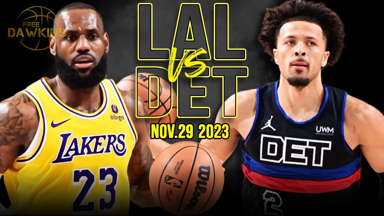 Los Angeles Lakers vs Detroit Pistons Full Game Highlights | Nov 29 ...