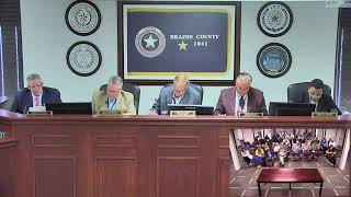 Brazos County Commissioners Court - March 18, 2025