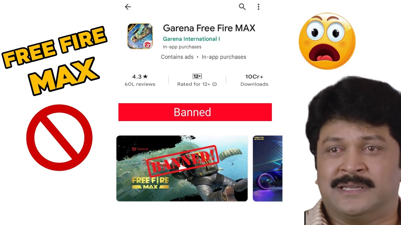 Free Fire Max Banned YouTube