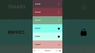 Create Color Palettes using the COOLORS App on your mobile device - Part 1 of 2 screenshot 5