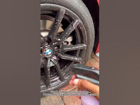 How to clean brake dust off of your rims.. - YouTube