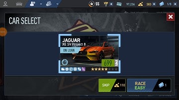 Need For Speed™ No Limits (Chapter 5 - Finals) Race 7 JAGUAR XE SV Project 8