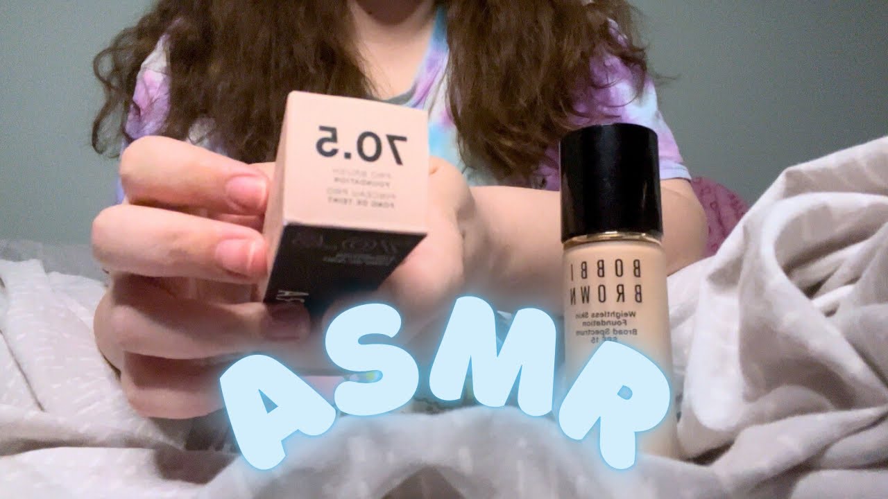 Doing your makeup ASMR layered sounds no talking no tapping - YouTube