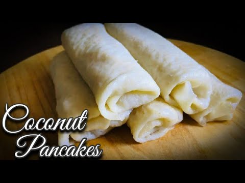 COCONUT  PANCAKES RECIPE IN ENGLISH| Crepes stuffed with Fresh Coconut | Alle Belle | Sweet Dosa