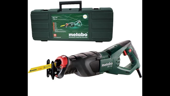 Unpacking / unboxing sabre saw Metabo SSE 1100 606177500 - YouTube