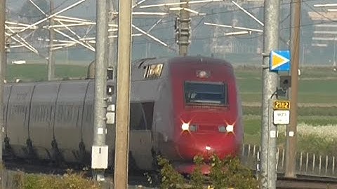 Thalys PBKA komt langs station Nieuw Vennep!