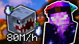 You can make 80M/h with this insane money making method... (Hypixel Skyblock)