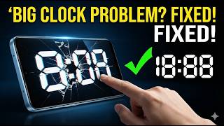 Realme UI Lock Screen Big Digital Clock Problem 🚀 100% Working Solution ⚡ screenshot 3