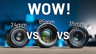 SPECTACULAR Difference! 24mm VS 35mm VS 85mm Lens for Video & Gimbal Moves
