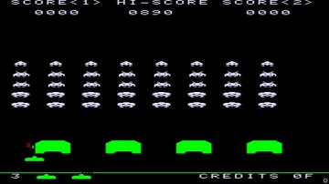 ARCADE HACK ALIEN ARMADA SPACE INVADERS OF 96 IN 1 v4 David Widel 2005 HOMEBREW
