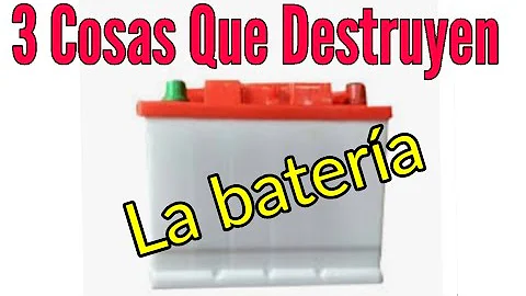 ¿Se estropea la batería de un coche?