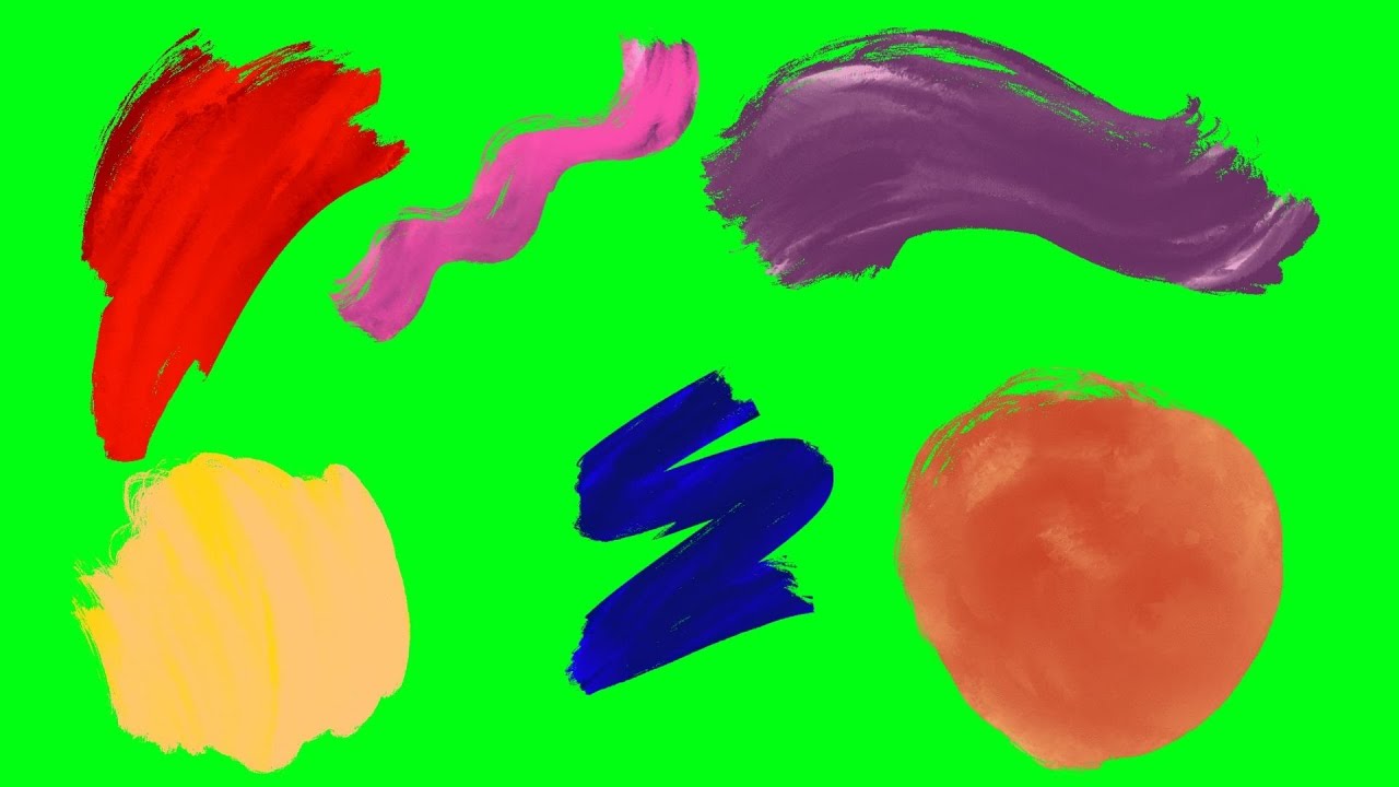 PAINT BRUSH STROKES Green Screen Effects (Download link) YouTube