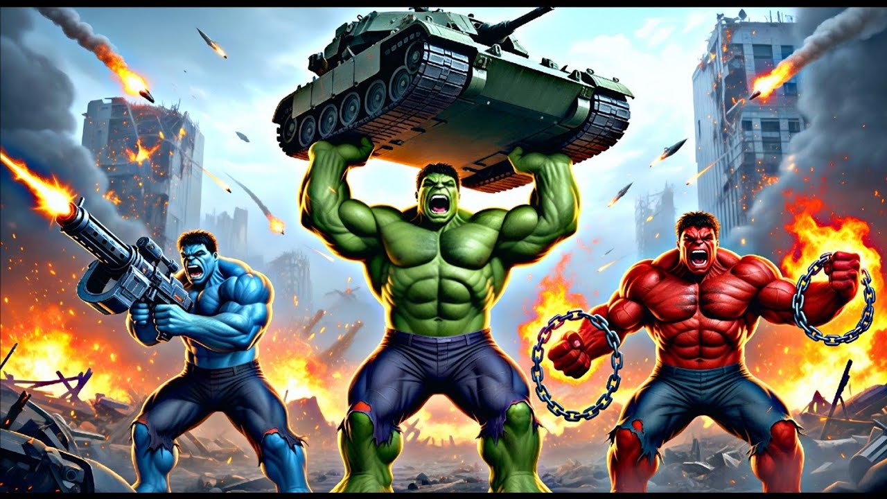 BLUE HULK vs HULK EPIC BATTLE! However, RED HULK Unexpected SAVE Changes Everything!