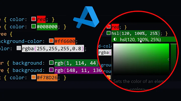 Visualize Colors & Backgrounds in CSS / SASS | Color Value Converter (HEX, RGB, HSL)