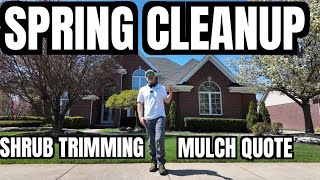 How Much Should Landscapers Charge to Bid Spring Cleanup, Shrub Trimming, & Mulch in 2025?