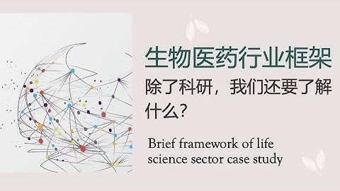 做case/找工作，你需要理解的生物醫藥行業概覽和framework！ - 天天要聞