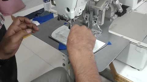 "V" batch main label & size label  attaching