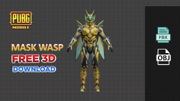 How to Extract PUBG Model - Masked Wasp - obj - fbx
