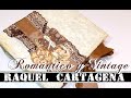 Mini Album STAMPERIA OLD LACE vintage cosido super romantico DIY TUTORIAL scrapbooking