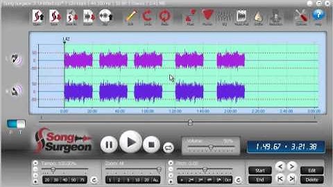 Song Surgeon Version 3 - Wave Form Editing Example 2