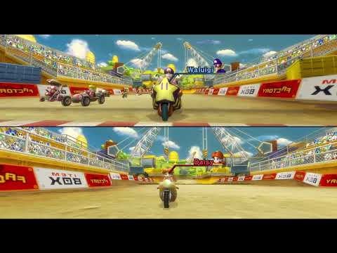 Mario Kart Wii Daisy Loses To Waluigi In Mirror Cups