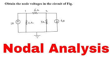 Obtain the node voltages in the circuit of Fig | Electrical Engineering