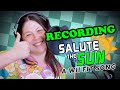 Gwen records salute the sun a wii fit song