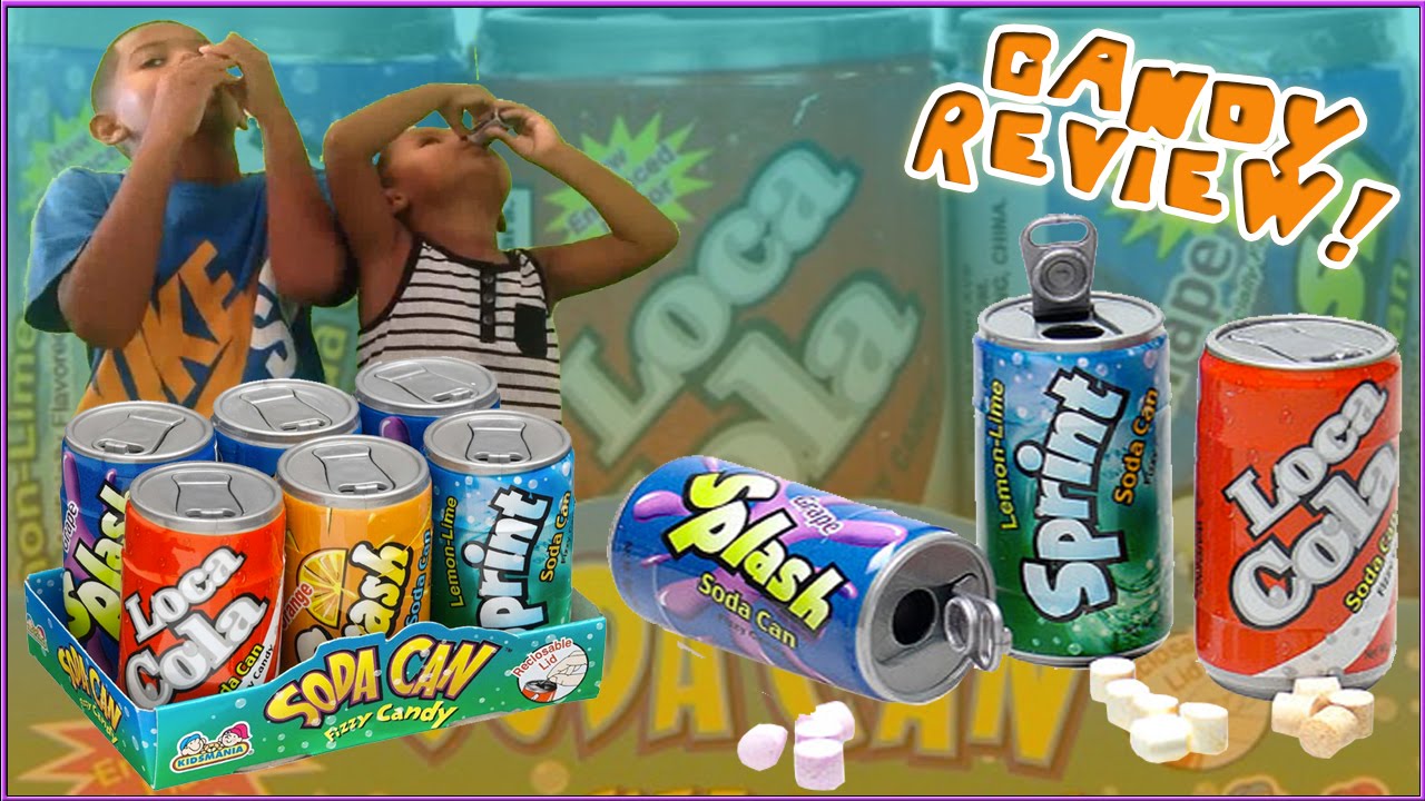 Awesome Soda Can Fizzy Candy Review Youtube