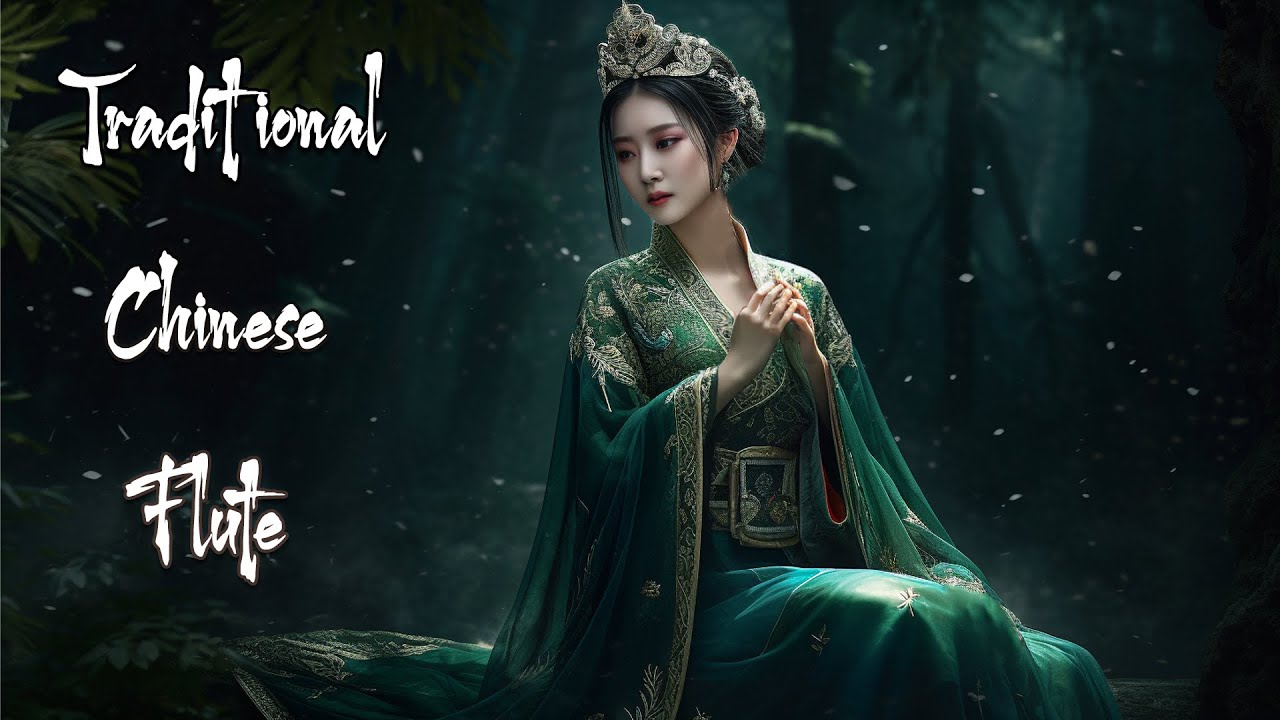 Beautiful Chinese Music Guzheng & Bamboo Flute, Instrumental Zen For