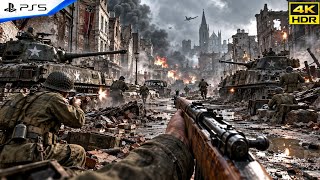 (PS5) INSIDE THE TIGER TANK! | Battlefield V Epic Tank Battle | [4K HDR] screenshot 3