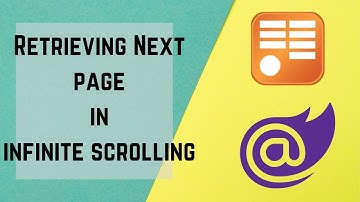 BV004: Retrieve Next Page for Infinite Scrolling in Blazor