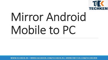 How to Mirror Android Mobile to PC via USB | WiFi | without Root