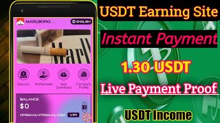  New USDT Earning Site 2023. Instant Payment. Live Payment Proof. Online Income USDT