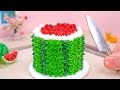 🍉 Amazing Miniature Watermelon Cake Decorating | Best Of Miniature Watermelon Ideas In The World