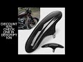 Motorcycle Gloss Black Front Fender Mudguard Cover Protector For Harley Softail M8 Street Bob FXBB/S