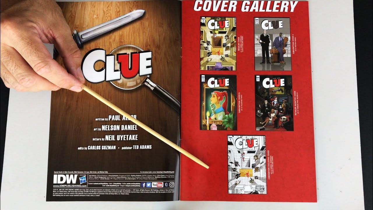 CLUE COLLECTOR S REVIEW Clue Comic Issue 1 June 2017 Published By 