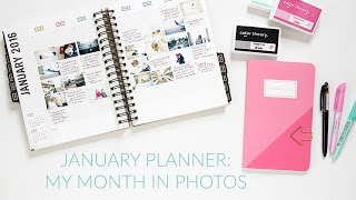 My Month in Photos - January in my Get To Work Book