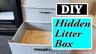 ATTENTION CAT PEOPLE!!  YOU NEED THIS!! || Hidden Litter Box DIY