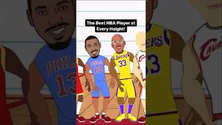 The best NBA player at every height! #nba #trending