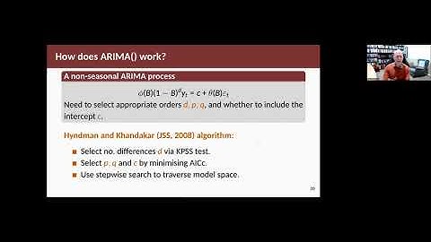 Forecasting Principles & Practice: 9.7 ARIMA modelling in fable