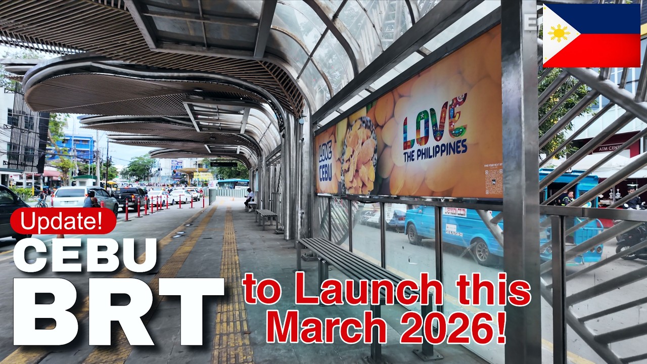 Cebu Bus Rapid Transit to Launch this March 2026 | BRT Update as of February 22, 2026 Cebu City Ph